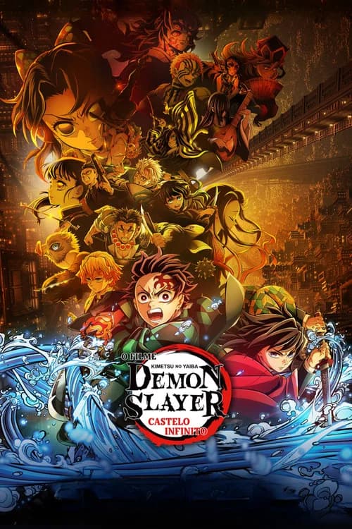 Poster de Demon Slayer: Kimetsu no Yaiba Castelo Infinito